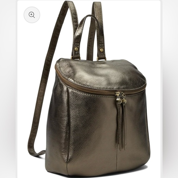 HOBO River Metallic Brown Backpack pebbled leather - Picture 7 of 9